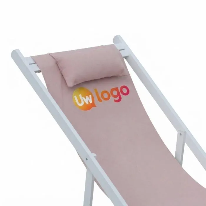Personaliseerbaar kussen voor ligstoel