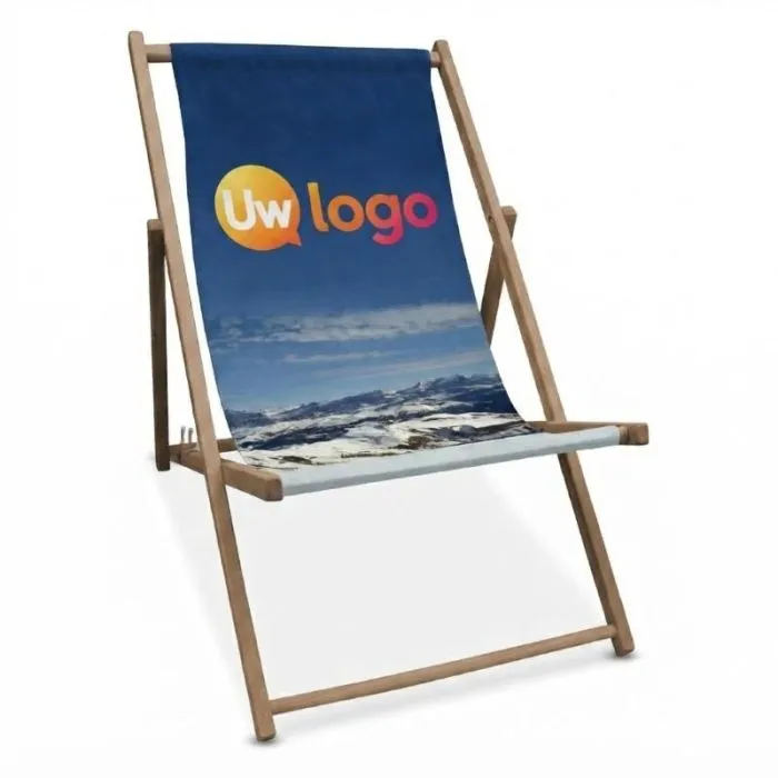 Op maat gemaakte ligstoel, speciaal voor de winter