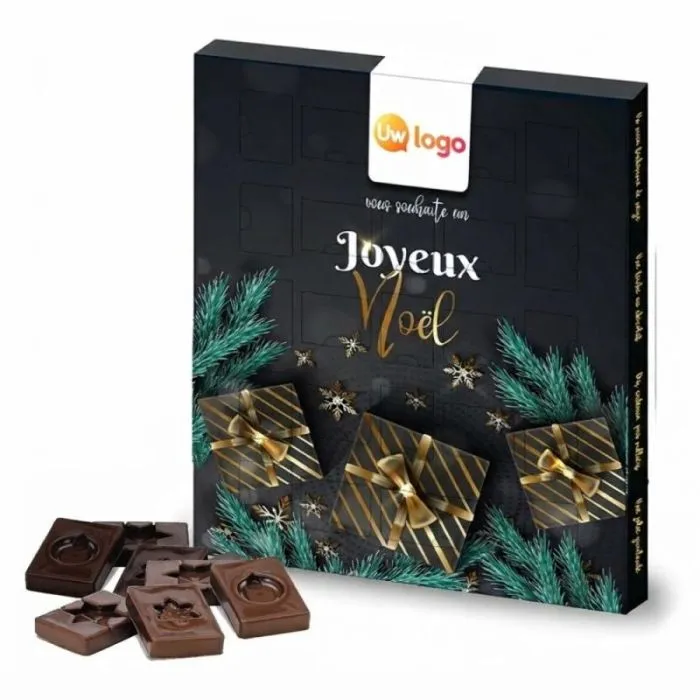 Adventkalender voor reclamedoeleinden Basic 125 g ®Le Petit Carré