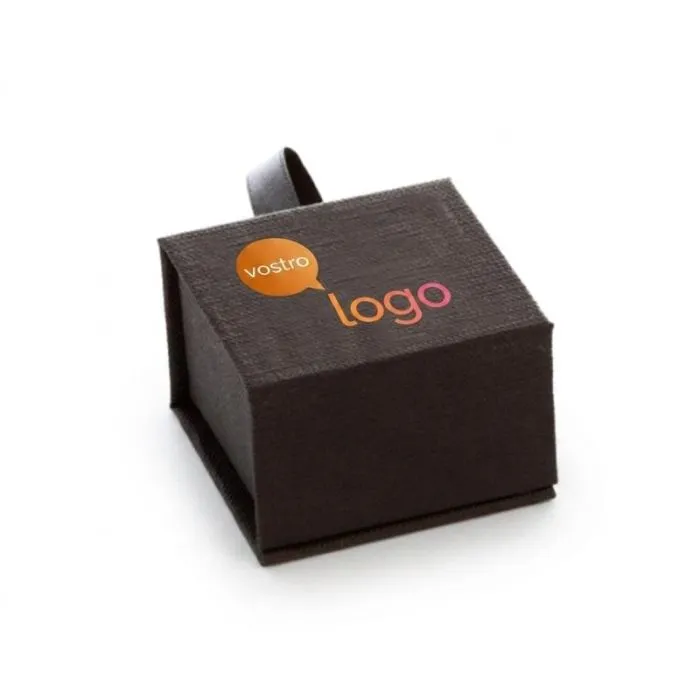 Piccolo cofanetto di cioccolatini personalizzato Ecrin 6 quadratini da appendere ®Le Petit Carré
