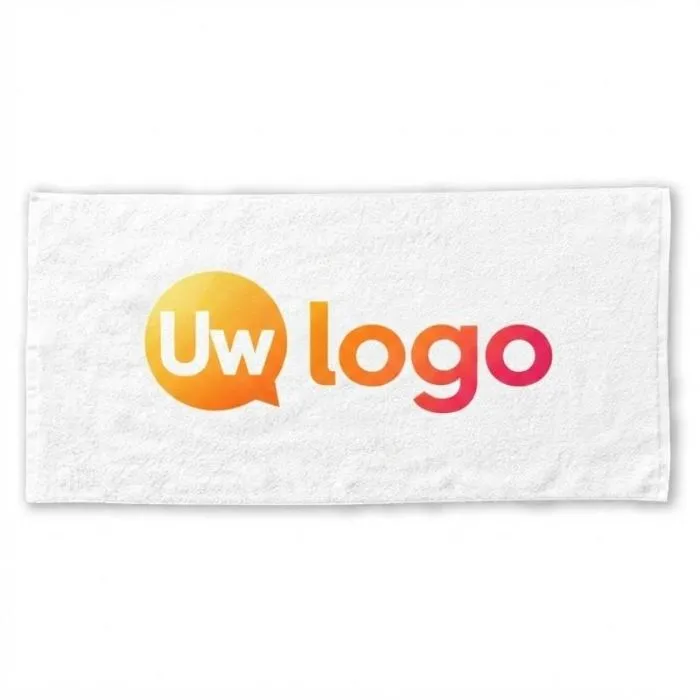 Absorberende sporthanddoek met reclame  - RISEL