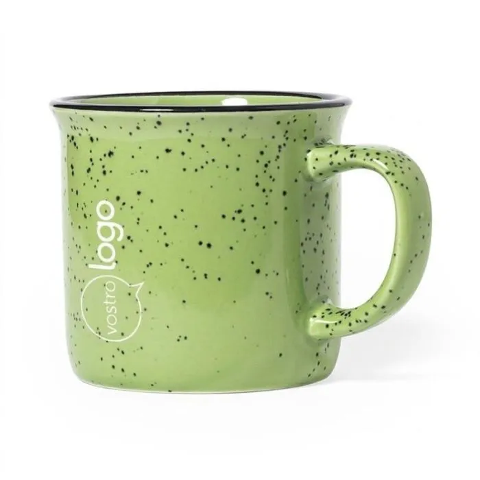 Tazza pubblicitaria in ceramica maculata da 350 ml - Lanay