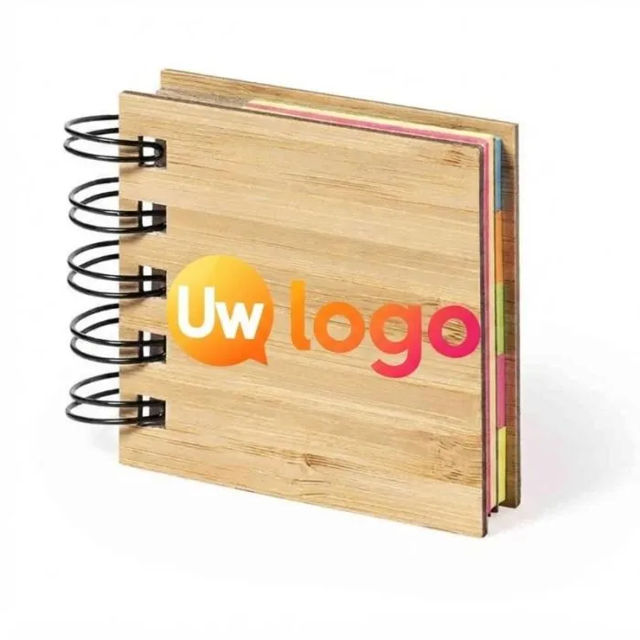 Feros-notitieblok met zelfklevende reclame-stickers