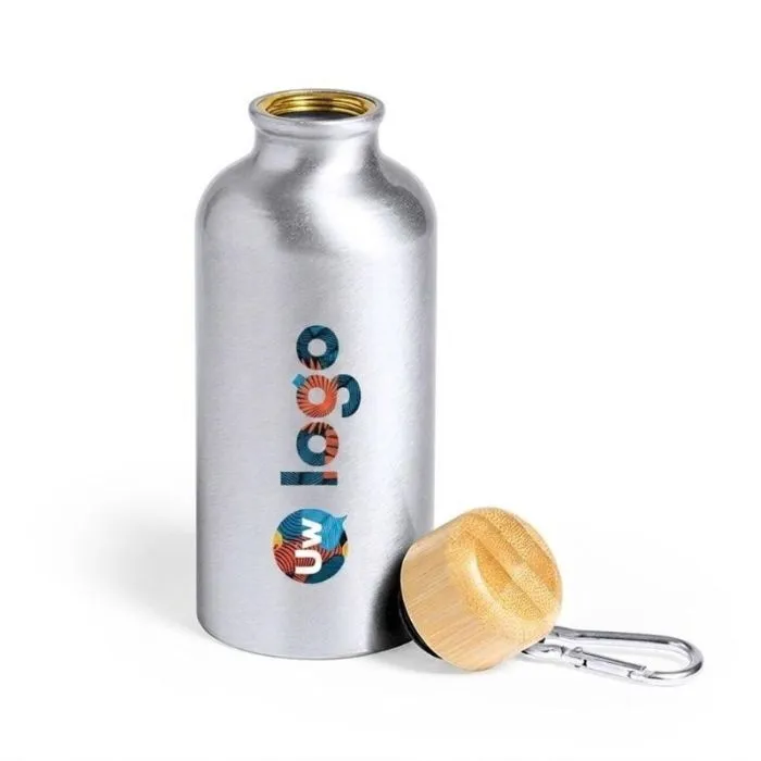 Promotionele aluminium drinkfles van 400 ml - Yorix