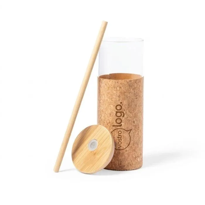 Bicchiere personalizzato con cannuccia - Tromury
