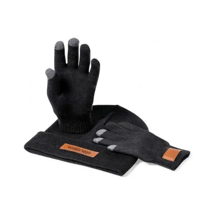 Set composto da guanti e berretto Prasan