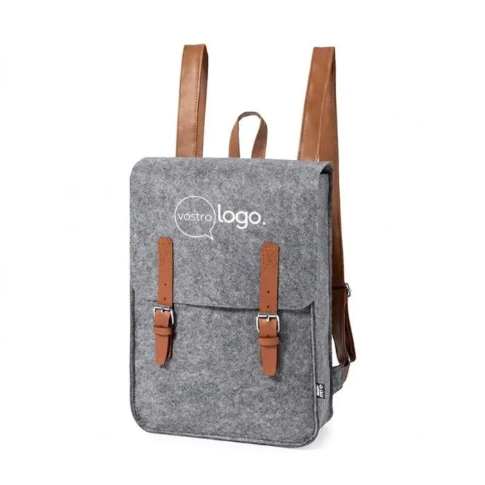 Zaino in feltro RPET personalizzabile - Zakian