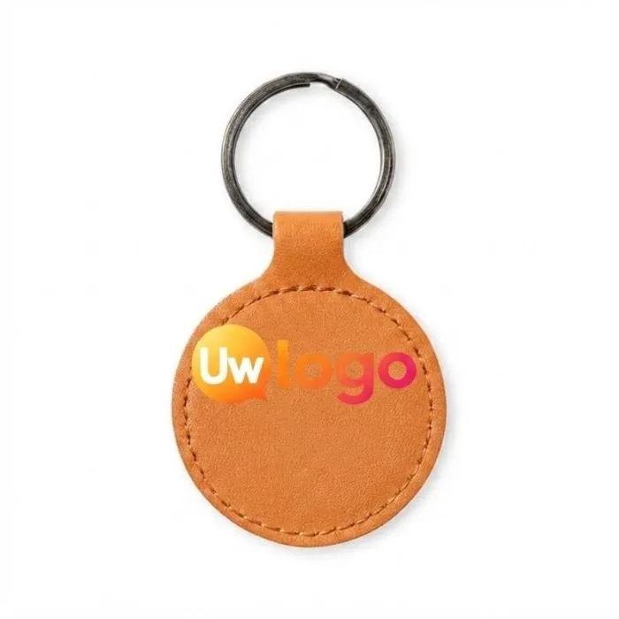 Personaliseerbare sleutelhanger van gerecycled leer – Dontex