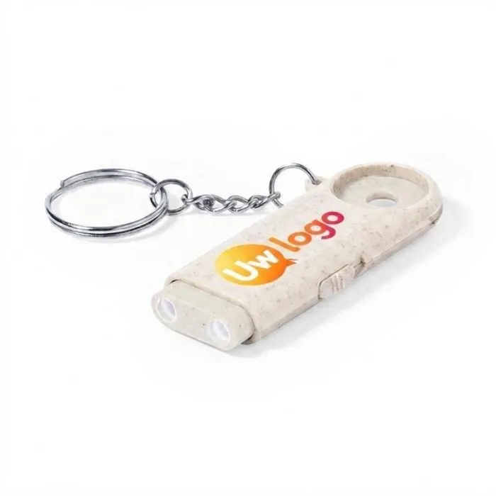 Promotionele sleutelhanger met muntje - Evelyn