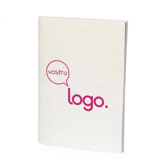 Quaderno personalizzabile in carta con semi piantabili, 60 pagine – Derna