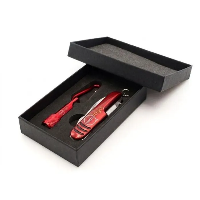 Set personalizzato composto da torcia e coltello multiuso - Sufli