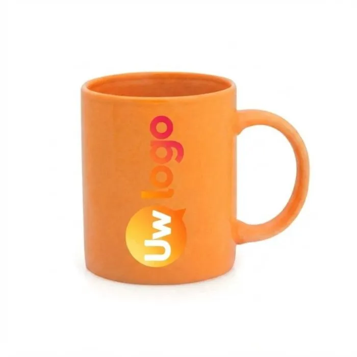 Keramisch mokje in diverse kleuren, voor reclamedoeleinden, 370 ml – Zifor