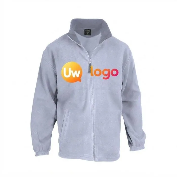 Hizan-fleecejas met reclameopdruk