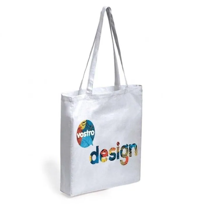 Borsa tote personalizzata con soffietto, 100% cotone - Coina