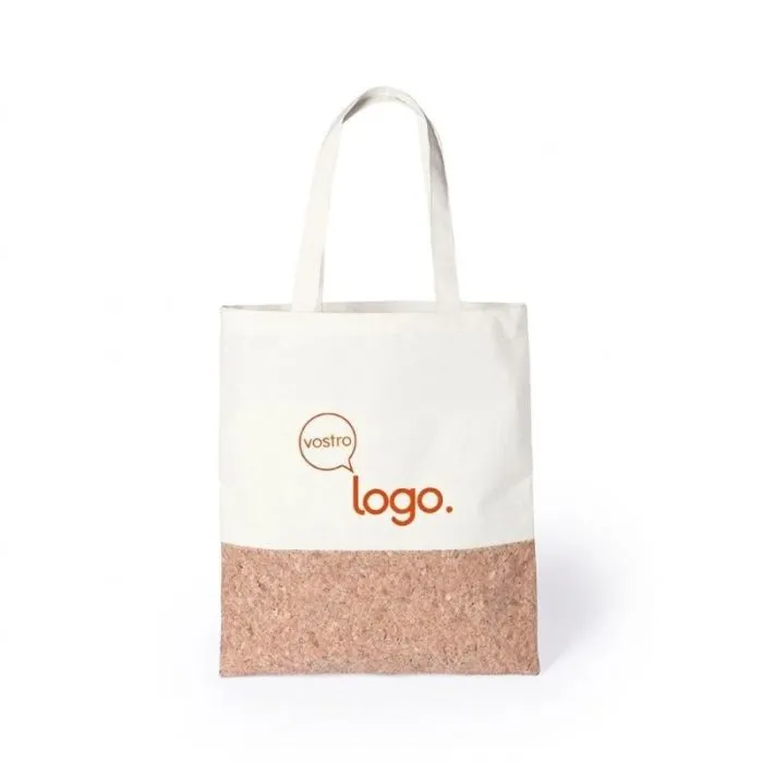 Borsa tote personalizzata in cotone e sughero - Tarlam