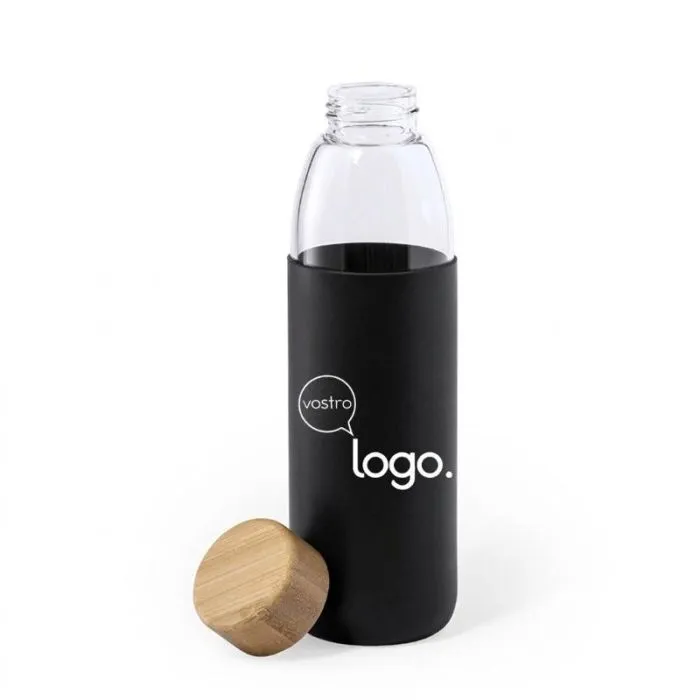 Borraccia personalizzata in vetro e silicone da 540 ml - Teltox