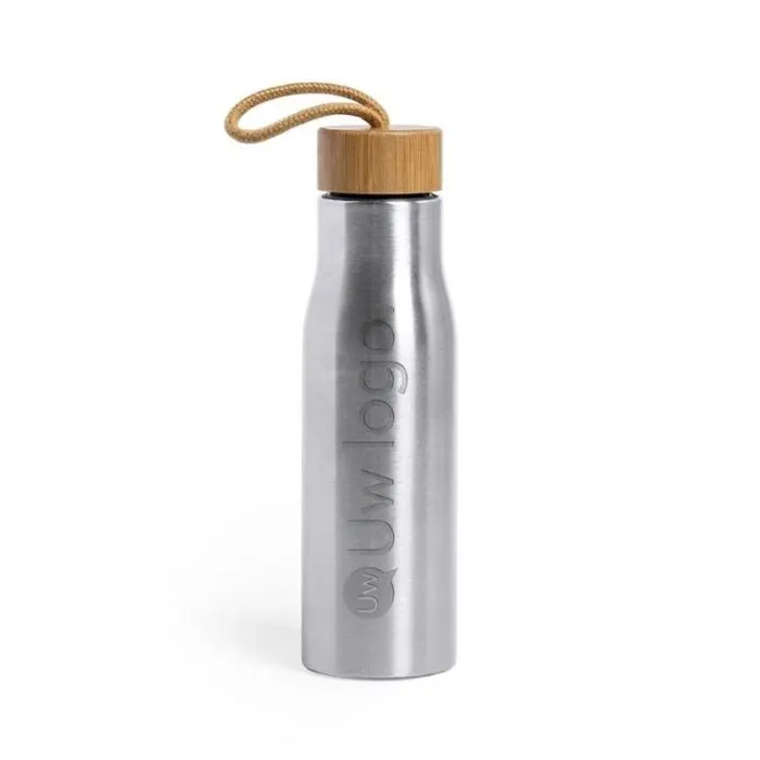 Roestvrijstalen drinkfles met reclame, 600 ml - Dropun