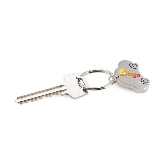 Personaliseerbare metalen autosleutelhanger – Engine