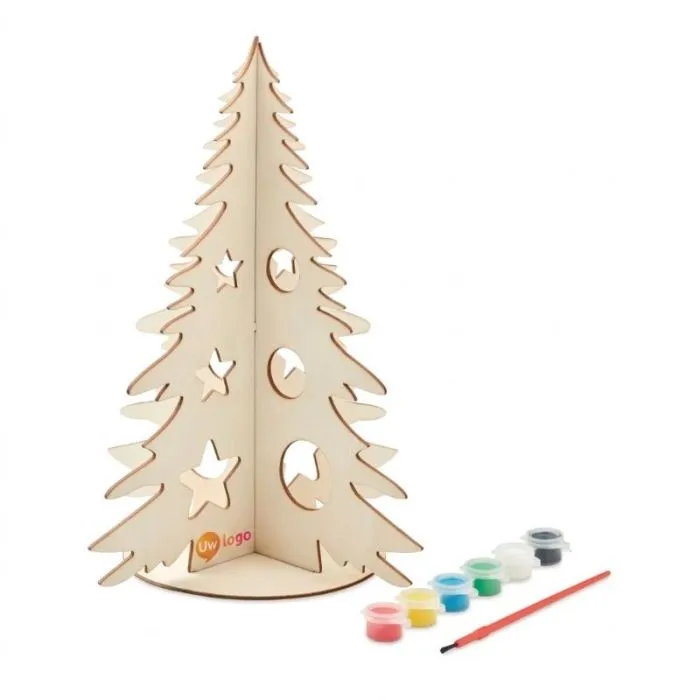 Houten kerstboom voor reclamedoeleinden van TREE AND PAINT