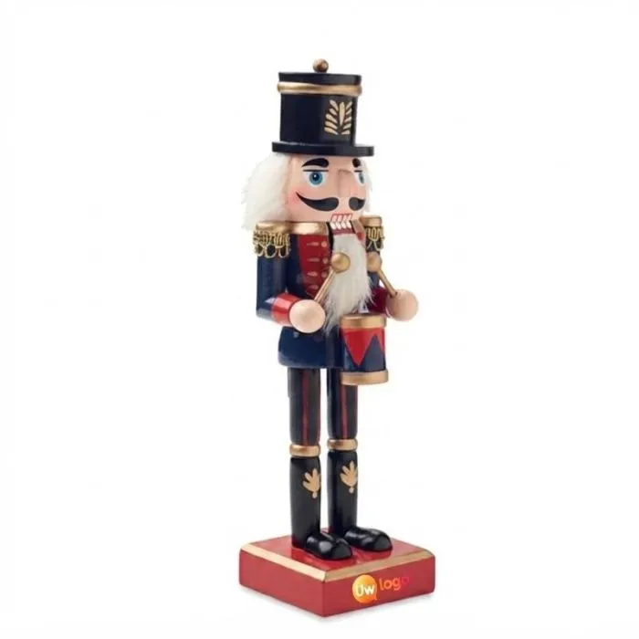 Gepersonaliseerd houten Notenkraker-beeldje van 25 cm - Jolly Crunch