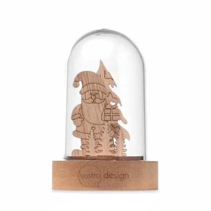 Decorazione natalizia con cupola luminosa a LED personalizzata - Rovani