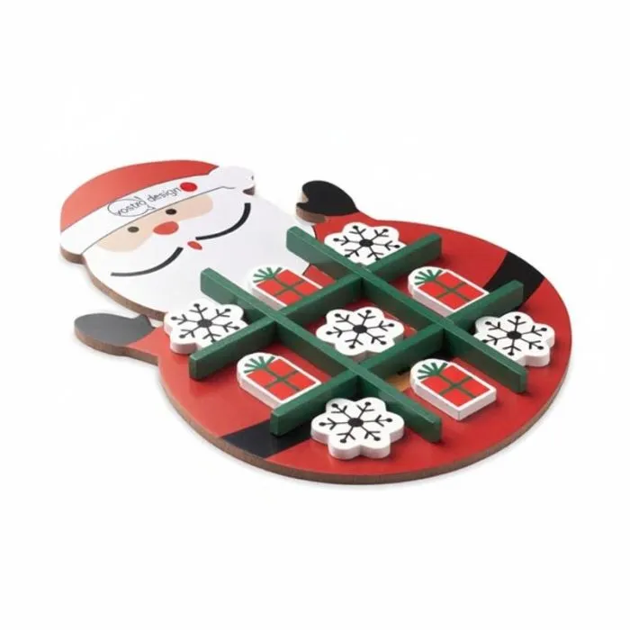 Set da gioco "Morpion" pubblicitari in legno - HOHOTOE