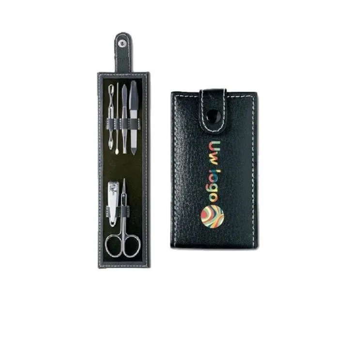 Ovale manicureset met reclame-opdruk NAILKIT