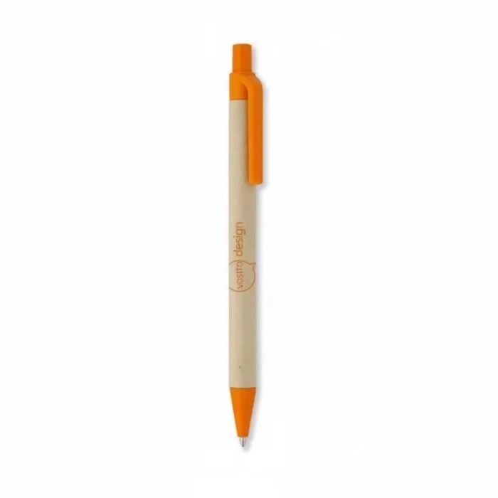 Penna a sfera promozionale in PLA di mais/carta CARTOON
