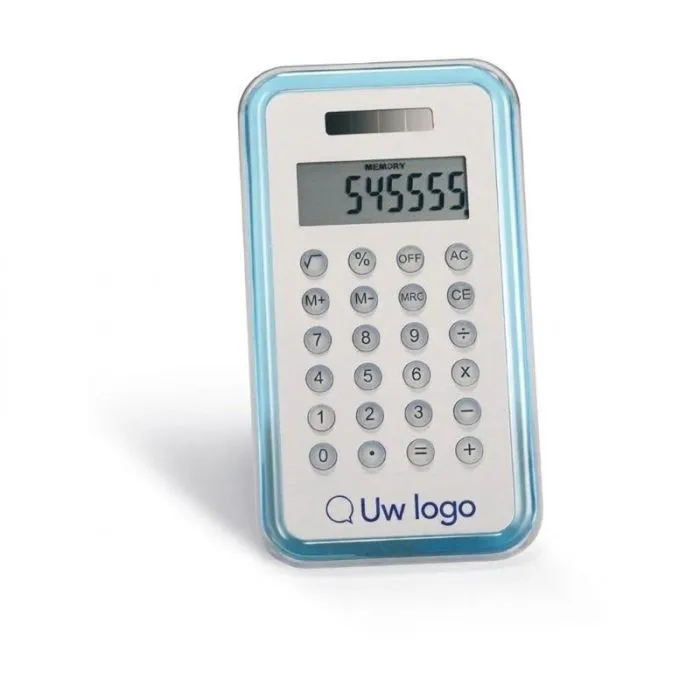 CULCA gepersonaliseerde rekenmachine met twee 8-cijferige displays