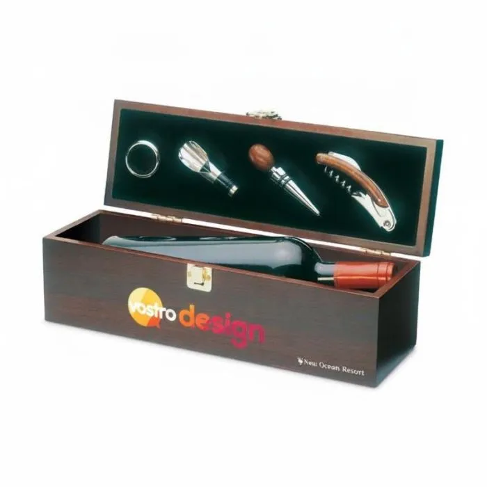 Cofanetto per vino in legno promozionale COSTIERES