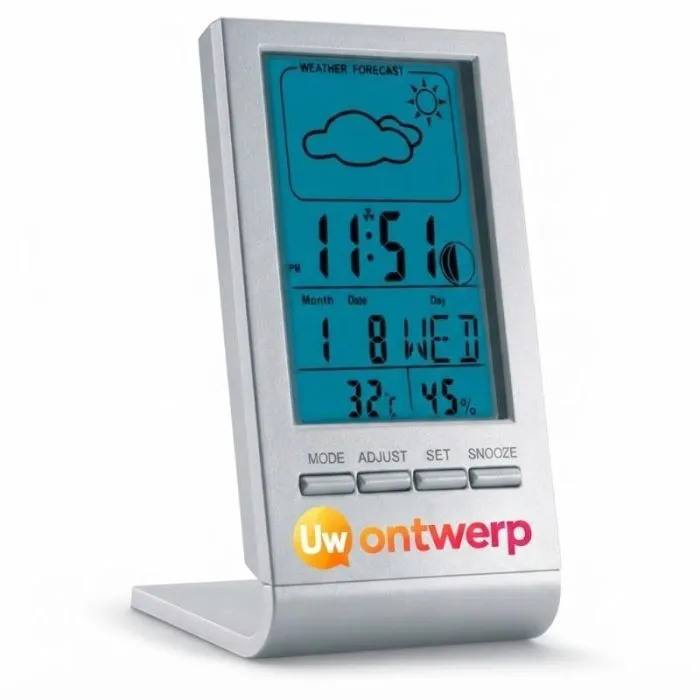 Gepersonaliseerd weerstation met blauw LCD-scherm - SKY