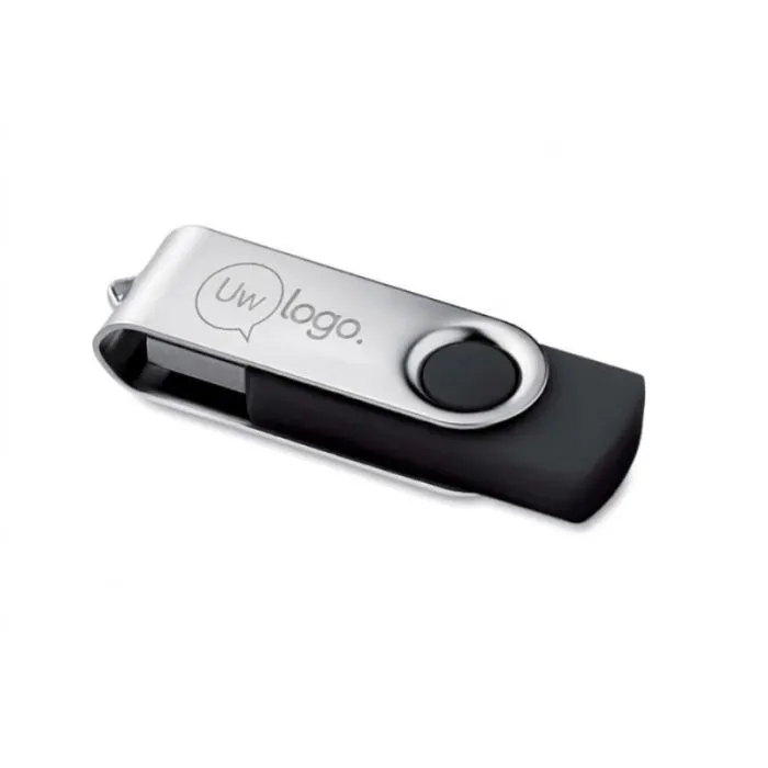 Gepersonaliseerde TECHMATE USB-stick 4 GB met metalen behuizing