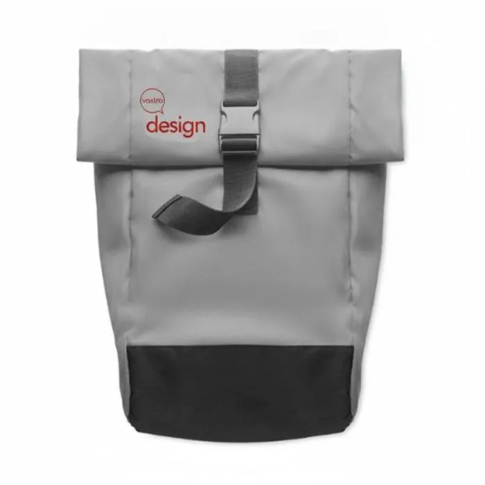 Borsa avvolgibile riflettente personalizzata BRIGHT ROLLPACK