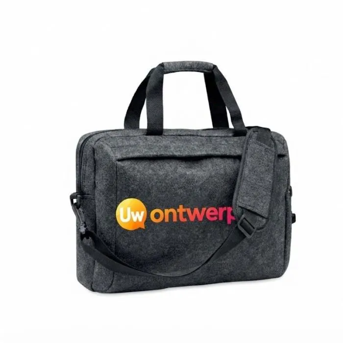 PLANA-promotietas met schouderriem voor een 15-inch laptop