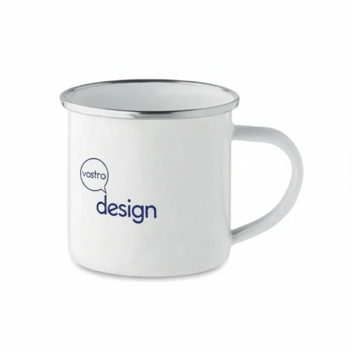 Tazza promozionale smaltata da 200 ml - PLATEADO S
