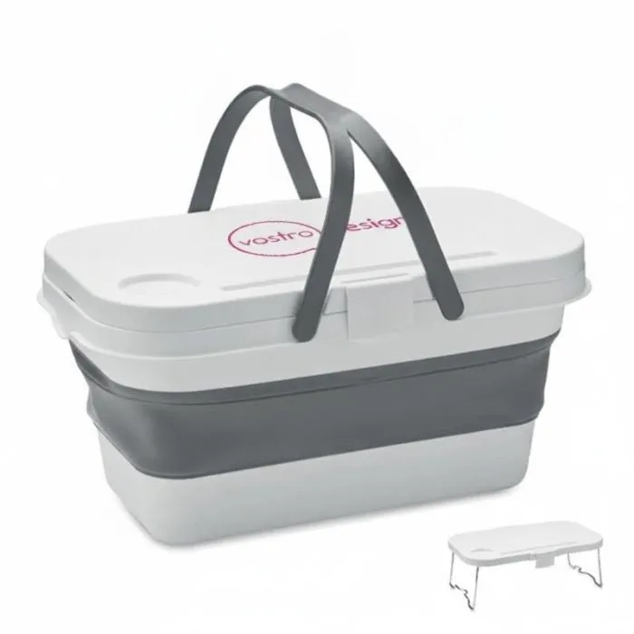 Cestino da picnic personalizzato e pieghevole - CESTA