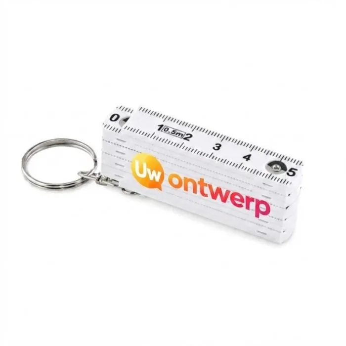 Promotionele sleutelhanger met liniaal van 50 cm - FUSTER