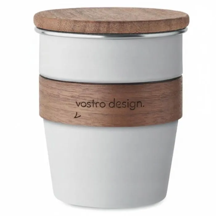 Bicchiere promozionale a parete singola da 350 ml - WALNUT