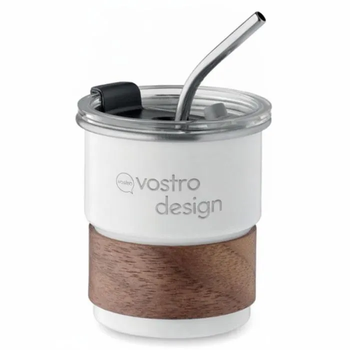 Bicchiere a parete singola da 260 ml personalizzabile - MATE