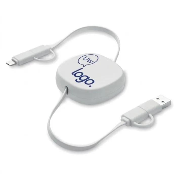 Aanpasbare intrekbare oplaadkabel van 60 W - LINEA