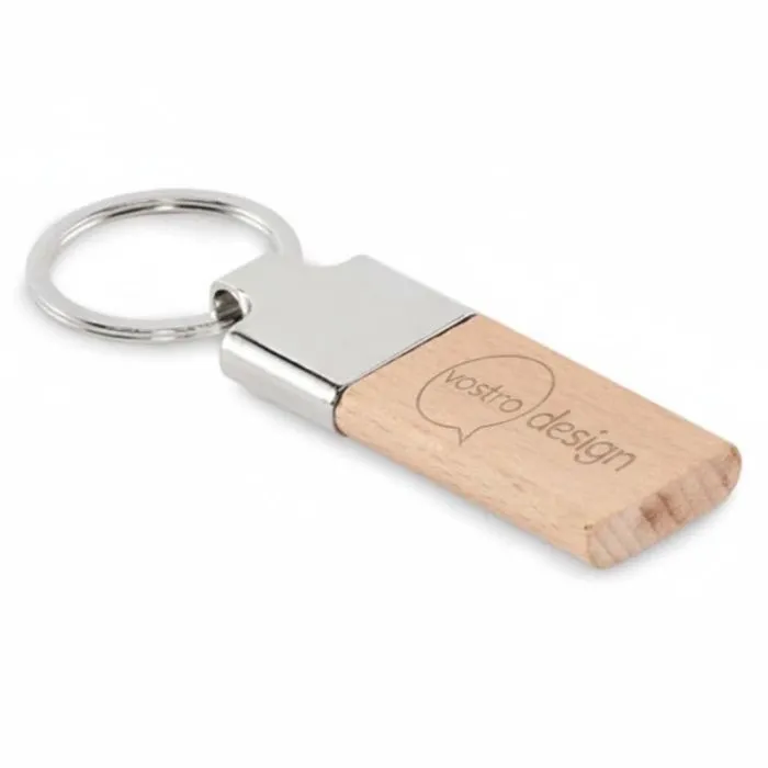 Portachiavi in gomma di albero della gomma personalizzabile - LLAVING