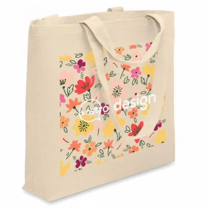 Borsa da spiaggia in tela da 320 gr/m² con stampa pubblicitaria - MALDI BEACH