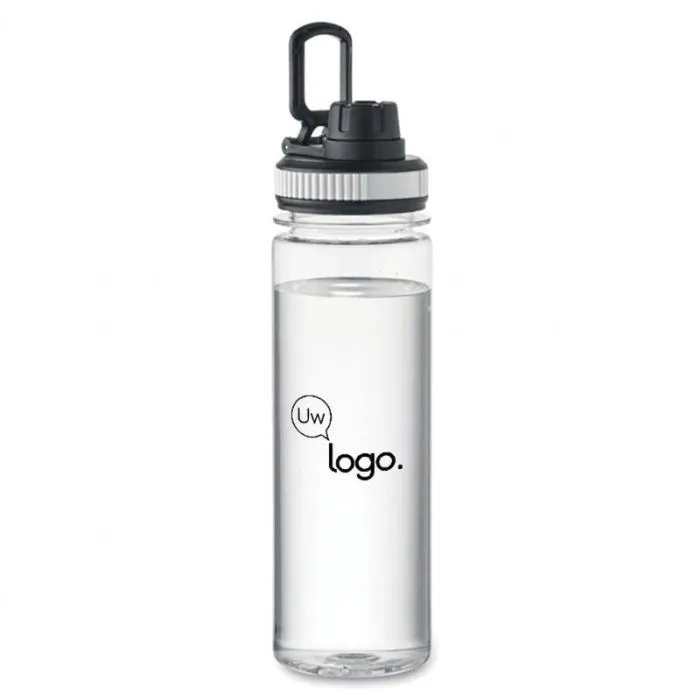 Gepersonaliseerde RPET-fles met PP-deksel, inhoud 750 ml
