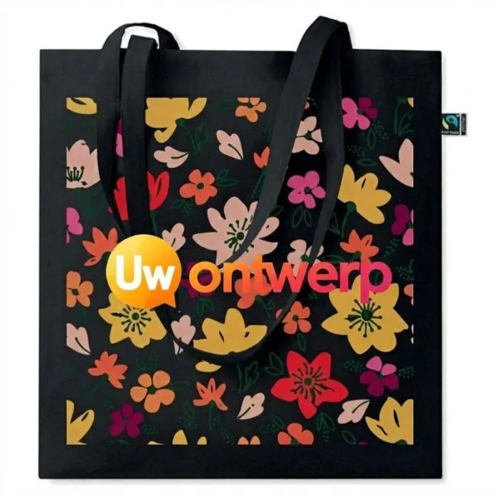 Personaliseerbare Fairtrade-katoenen tas, 180 g/m² – OSOLE++ COLOUR