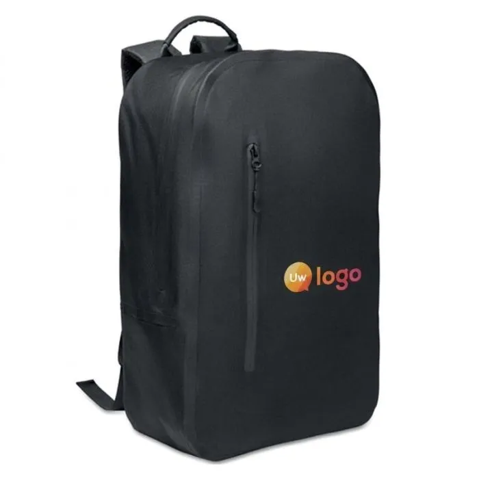 Gepersonaliseerde laptoprugzak 16" van waterafstotend gerecycled polyester