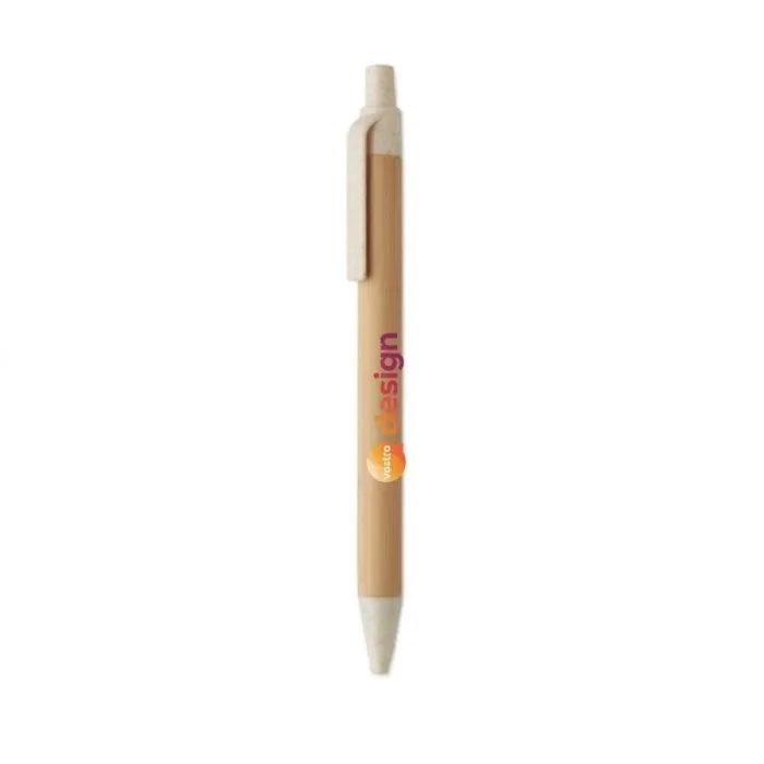 Penna a sfera personalizzabile in bambù - ITEA COLOUR