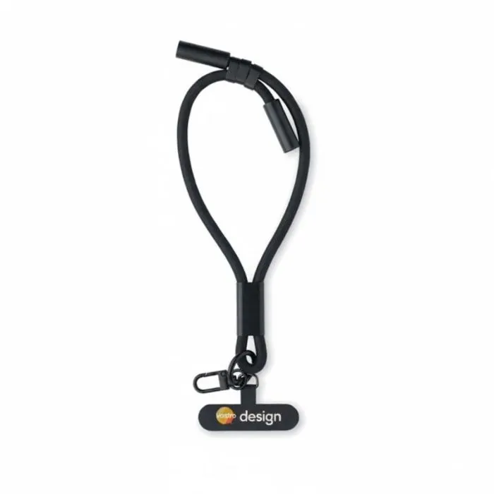 Braccialetto di ricarica personalizzato da 60 W in RPET con supporto - VRIST