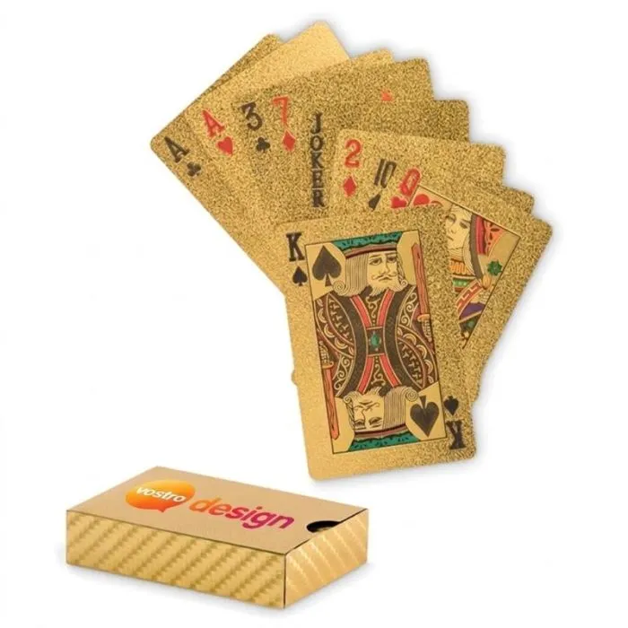 Carte da gioco personalizzabili e impermeabili in PET – AS