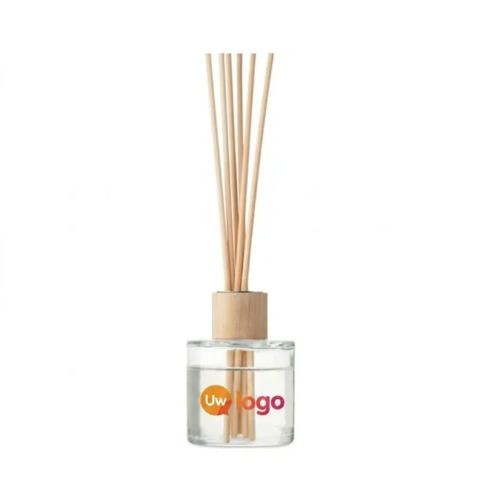 Gepersonaliseerde vanille-geurverspreider van 50 ml met stokjes - KNOS
