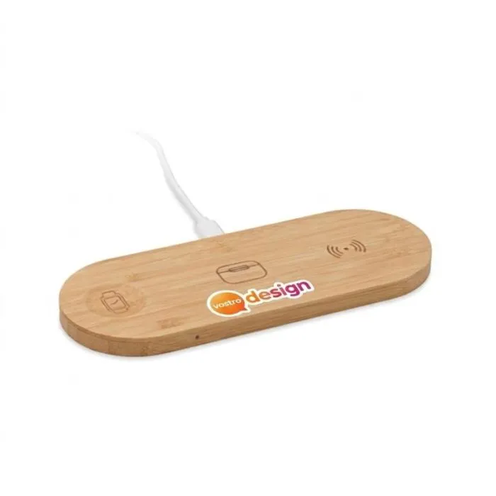 Caricabatterie wireless 3 in 1 personalizzabile da 15 W - RECPAD